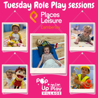 Pop up Play village at Places Leisure - Camberley