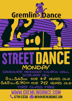 Infant Street Dance  Gremlin Dance - Sandhurst
