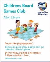 Friday Boardgame Club - Alton Library